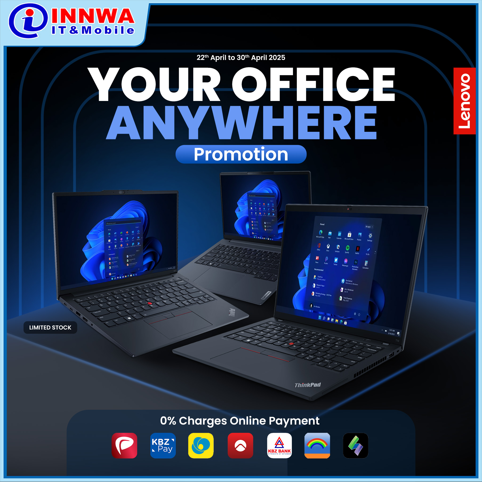 Lenovo Laptop Promotion (22 April  -  30 April)