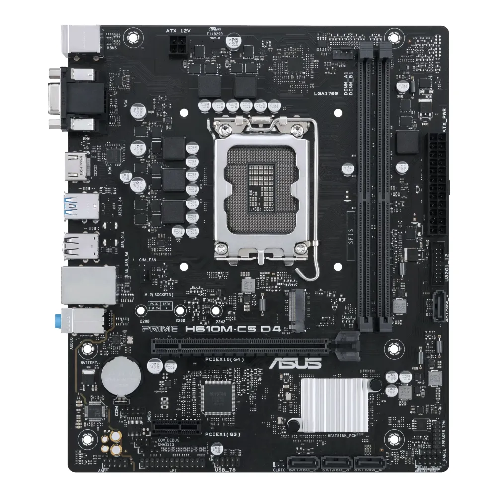 Asus Prime H610M-CS D4 Motherboard