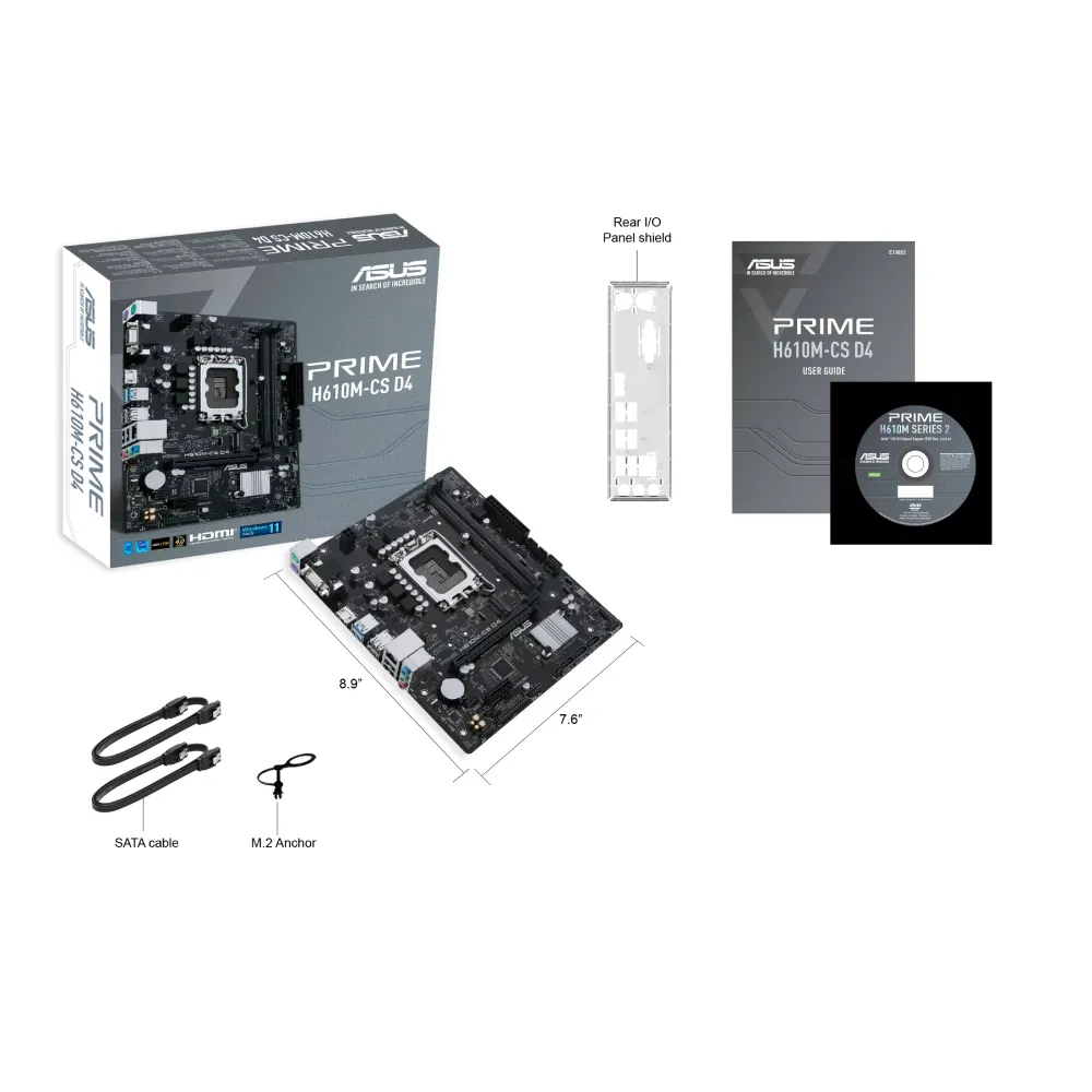 Asus Prime H610M-CS D4 Motherboard