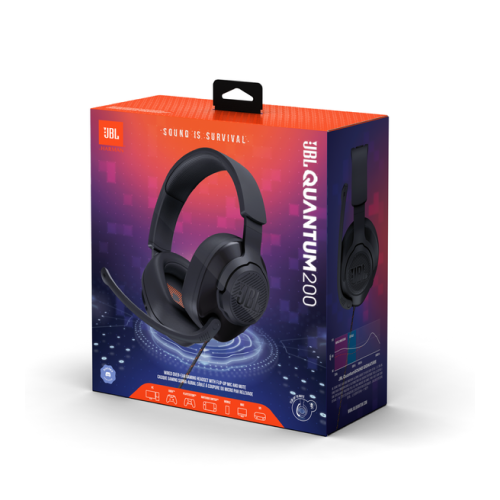 JBL QUANTUM 200 USB Over-ear Gaming Headset}