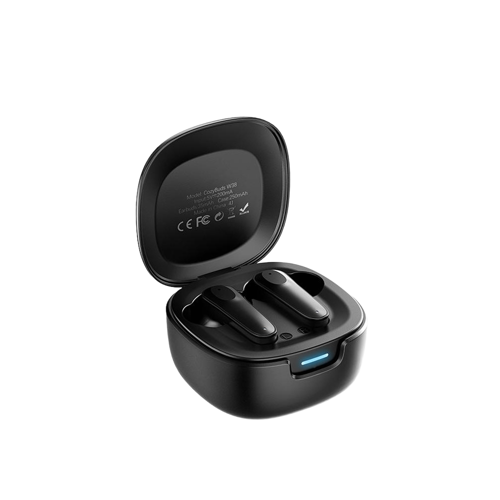 REMAX CozyBuds W38 True Wireless Earphones Stereo Music Call JL LED Digital Display Battery Indicators TWS Earphones Earbuds