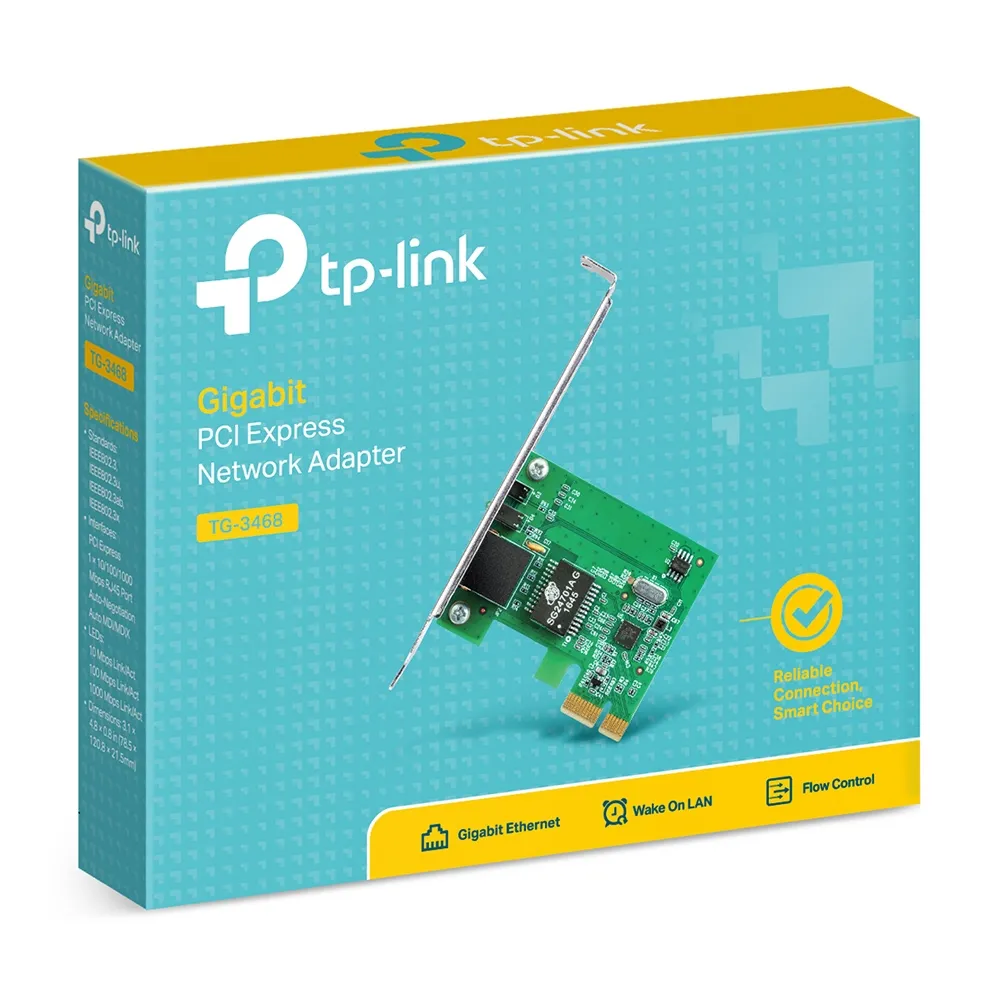 TP-LINK PCIe Lan Card TG-3468 Gigabit PCI Express Network Adapter}